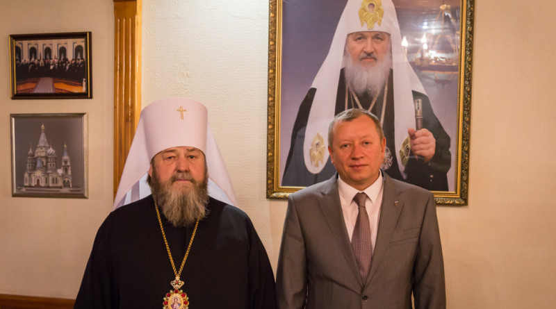 Состоялась встреча митрополита Викторина и Главы города Можги А.И. Шишова