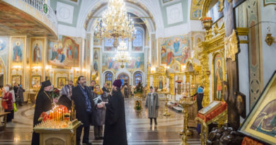 Кафедральный храм г. Ижевска посетил известный оперный певец В. А. Маторин