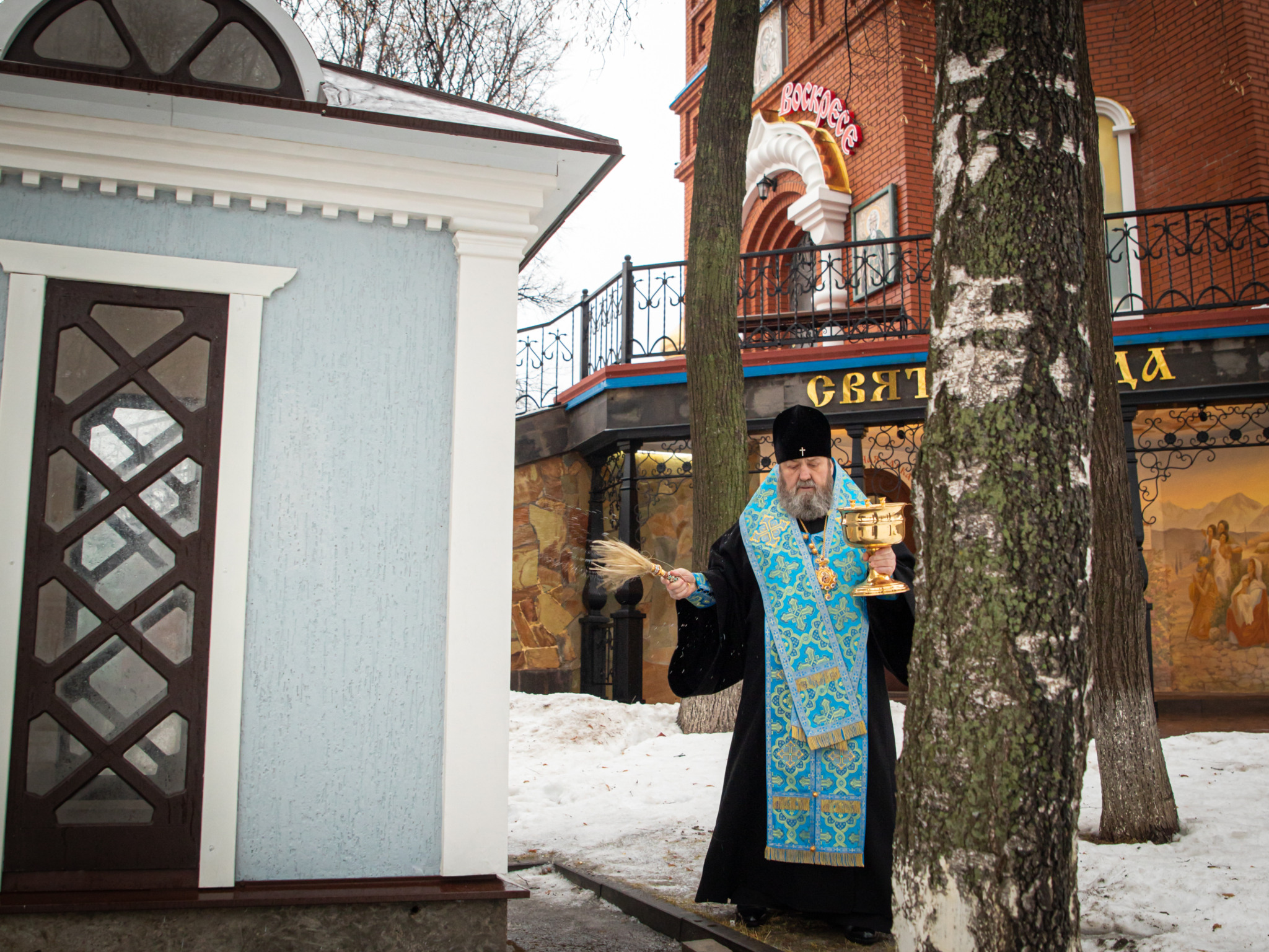 Свято Михайловский собор Ижевск ночью