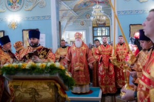 Священнослужители епархии приняли участие в торжествах, посвященных дню памяти сщмч. Амвросия Сарапульского