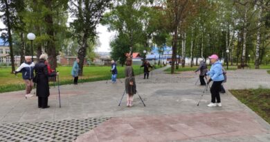 Во всероссийский день трезвости верующие приняли участие в тренировке по северной ходьбе
