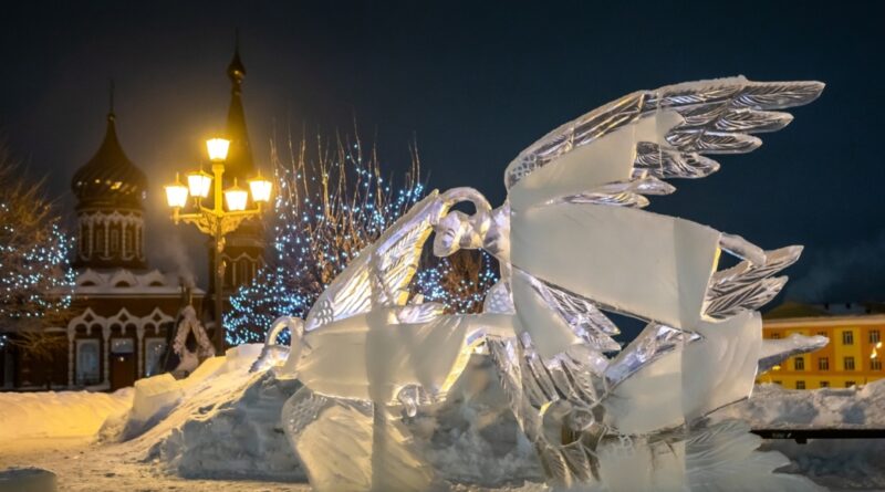 В Ижевске проходит XII ледовый фестиваль ангелов и архангелов
