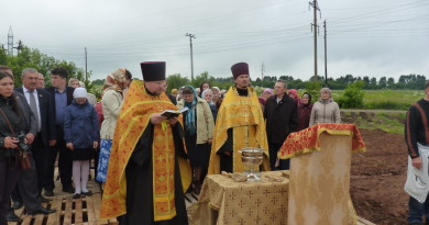 В пос. Первомайский будет построен новый храм