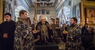 Чтение третьей части Великого покаянного канона