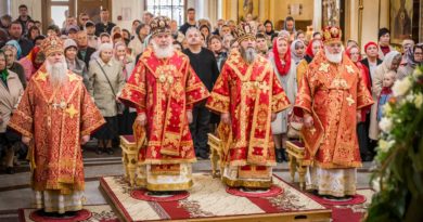 Литургия в Михайловском соборе открыла программу мероприятий выставки-форума «Радость Слова»