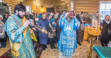 Освящение храма Покрова Пресвятой Богородицы с. Каменное