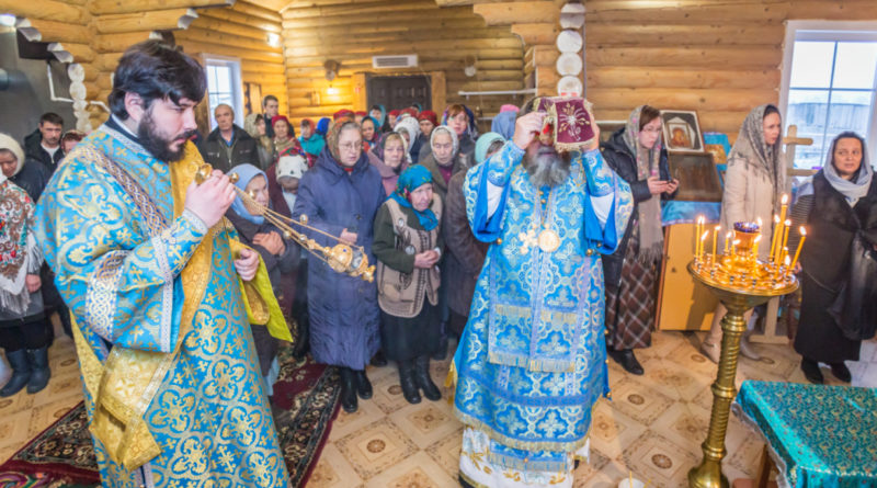 Освящение храма Покрова Пресвятой Богородицы с. Каменное