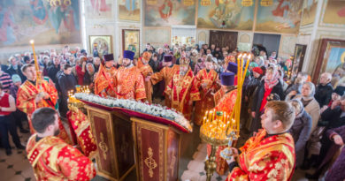 Митр. Викторин возглавил престольные торжества в Георгиевском храме г. Воткинска