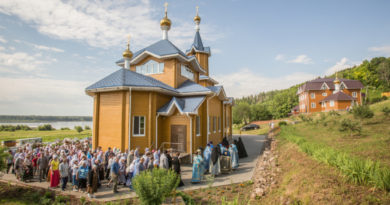 Престольный праздник в монашеской общине д. Паздеры