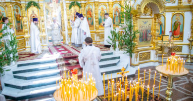 Митрополит Викторин совершил заупокойные богослужения в Троицкую родительскую субботу