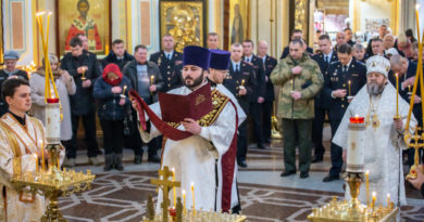 Молитва о сотрудниках МВД, погибших при исполнении долга - Михайловский собор Ижевск