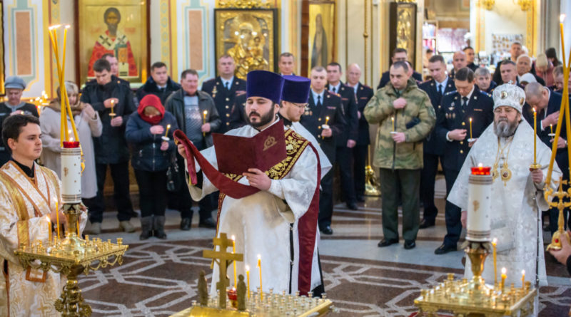 Молитва о сотрудниках МВД, погибших при исполнении долга - Михайловский собор Ижевск