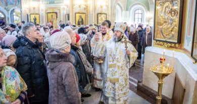 Служение архипастыря в Крещенский Сочельник