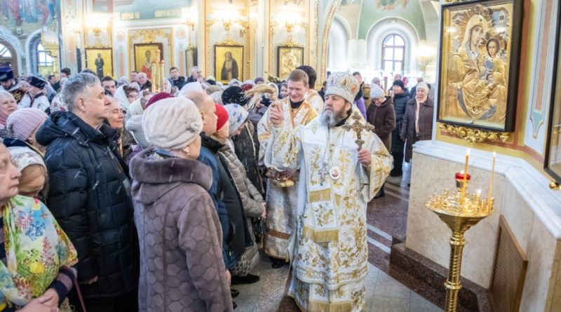 Служение архипастыря в Крещенский Сочельник