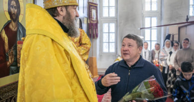 Правящий архиерей посетил храм Воскресения Христова с. Кизнер