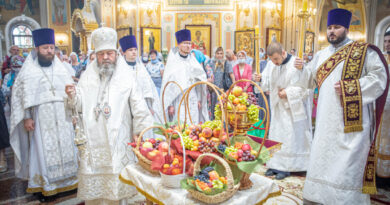 На горе Фаворстей преобразился во славе. Праздник Преображения Господня