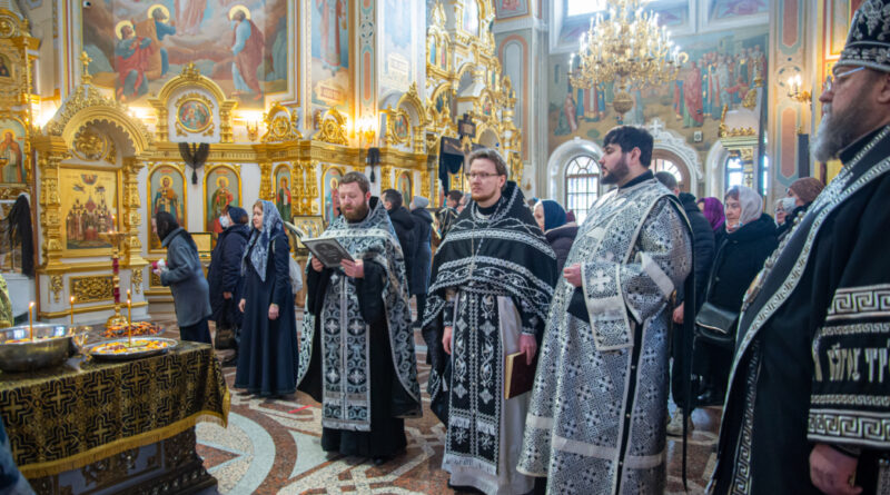 Служение архипастыря в пятницу первой седмицы Великого поста