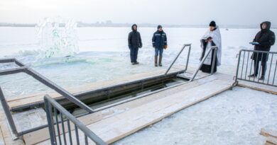 Освящение воды в водоёмах Ижевска