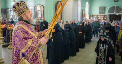 В день памяти Марии Египетской митр. Викторин помолился в монастыре с. Перевозное